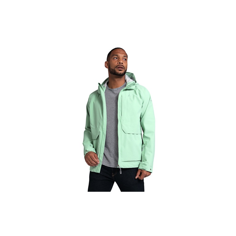 Schöffel Trekking-Hiking Jacket Lausanne (Summer, water-windproof) mint green Men